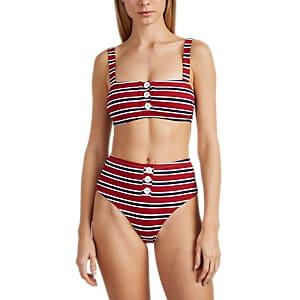 Onia Women's Carolina Striped Bikini Top