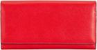 Valextra Flap-front Wallet-red