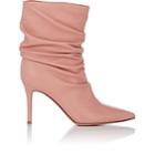 Gianvito Rossi Women's Cecile Leather Ankle Boots-pink