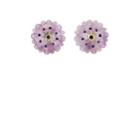Brent Neale Women's Sputnik Wildflower Earrings - Purple