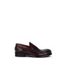 Barneys New York Men's Washed Leather Penny Loafers - Wine
