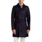 Herno Men's Anniversary-patterned Cotton-blend Trench Coat