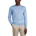 Brioni Men's Slub Cashmere-blend Crewneck Sweater - Lt. Blue