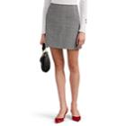 Vivetta Women's Yeames Metallic Checked Miniskirt - Gray