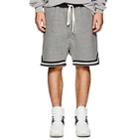 Fear Of God Men's Striped Cotton-blend French Terry Shorts-gray