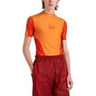Gmbh Men's Eevan Mesh-inset Jersey T-shirt - Orange