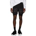 Blackbarrett Men's No Pain No Gain Compression Running Shorts - Black