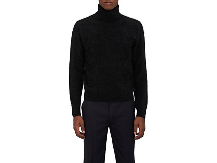 Prada Men's Brushed Angora-blend Turtleneck Sweater