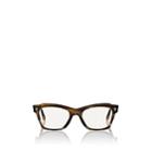Cline Women's Square Eyeglasses - Brown