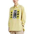 J.w.anderson Men's Dog Boy Cotton Tunic Shirt - Yellow