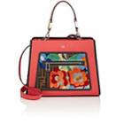 Fendi Women's Runaway Small Leather Tote Bag - Red