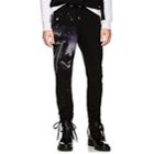 Balmain Men's Galaxy Cotton Fleece Jogger Pants-black