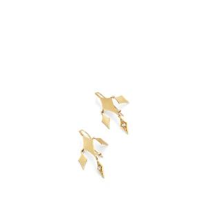 Cathy Waterman Women's Kite Drop Earrings - Gold