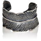 M. Cohen Men's Feather Cuff Ring-silver
