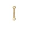 Tate Women's Diamond Bar Stud Earring-gold