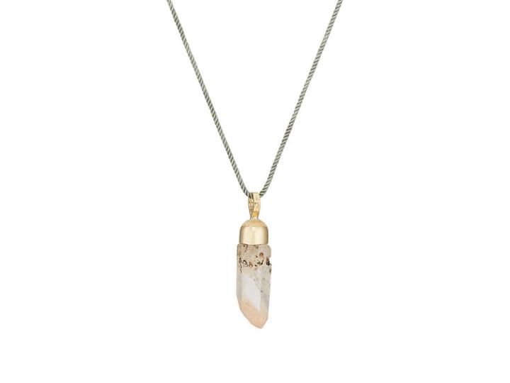 Luis Morais Men's Crystal Pendant Necklace