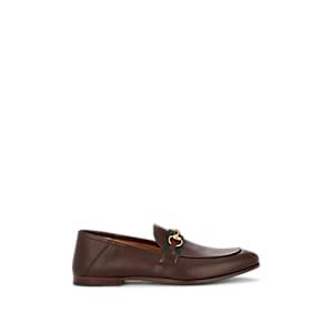 Gucci Men's Brixton Leather Loafers - Med. Brown