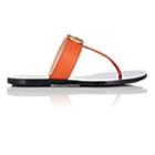 Gucci Women's Marmont Leather Thong Sandals - Orange
