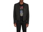 Balmain Men's Studded Quilted Leather Waiter's Jacket