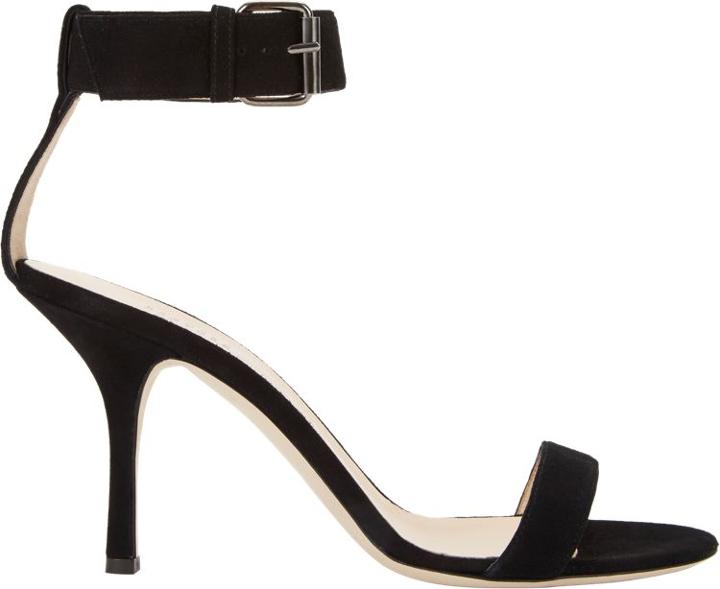 Barneys New York Ankle-strap Sandals-black