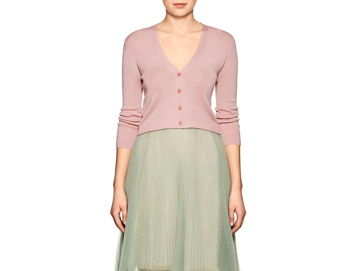 Prada Women's Crop Cashmere-silk Cardigan