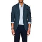 Eidos Men's Augusto Cotton-linen Three-button Sportcoat-blue