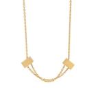 Shihara Women's Cube 01 Necklace-gold