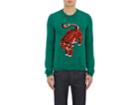 Gucci Men's Tiger-intarsia Wool Sweater