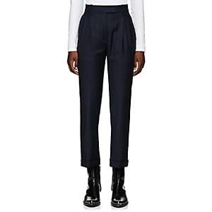 Calvin Klein Women's Checked Wool Pleated Trousers