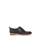 Barneys New York Men's Cap-toe Leather Balmorals - Black