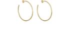 Tate Women's Yellow Gold Hoop Earrings