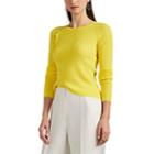 Altuzarra Women's Barca Wool-cashmere Sweater - Yellow
