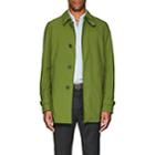 Herno Men's Tech-poplin Raincoat-green