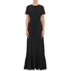 Co Women's Short-sleeve Maxi Dress - Black