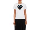 Comme Des Garons Play Women's Heart Cotton Jersey T-shirt