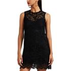 Dolce & Gabbana Women's Floral Lace A-line Dress - Black