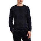 Boglioli Men's Argyle Virgin Wool-blend Sweater - Navy