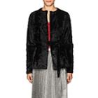 Barneys New York Women's Belted Fur Jacket-black