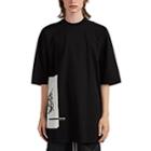 Rick Owens Drkshdw Men's Appliqud Cotton Oversized T-shirt - Black