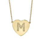 Jennifer Meyer Women's Initial Heart Pendant Necklace