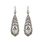 Stephanie Windsor Antiques Women's Crystal-embellished Drop Earrings