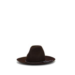 Superduper Hats Men's Frillo Fur Felt Fedora - Brown
