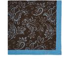 Barneys New York Men's Paisley Wool-cashmere Pocket Square-brown