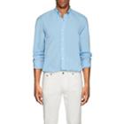 Barneys New York Men's Cotton Poplin Button-down Shirt - Blue
