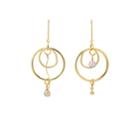 Mounser Women's Dusk Convertible Drop Earrings-gold