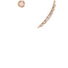 Lodagold Women's Mismatched Stud Earrings-gold
