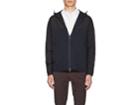 Theory Men's Tech-fabric And Cotton Terry Hooded Jacket