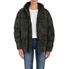 Ben Taverniti Unravel Project Women's Camouflage Ripstop Cotton Bomber Jacket-green