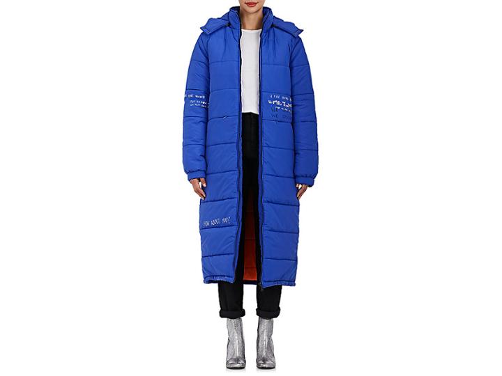 Mira Mikati Women's Embellished Quilted Puffer Coat