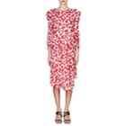 Isabel Marant Women's Carley Silk Crpe De Chine Dress-pink